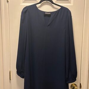 Tinley Road Deep Blue Long Sleeve Dress